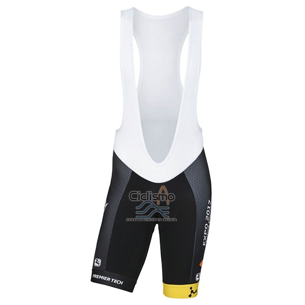 Astana Ropa Ciclismo Culotte Corto 2017 Mangas Cortas Azul Claro
